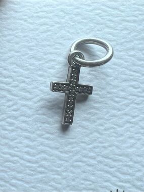 Authentic Pandora Symbol of Faith Dangle Charm #791310CZ